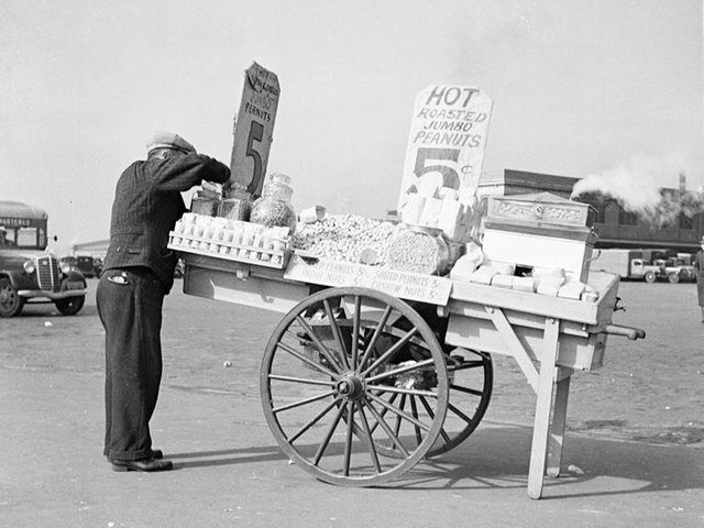 Peanut stand, 1937.